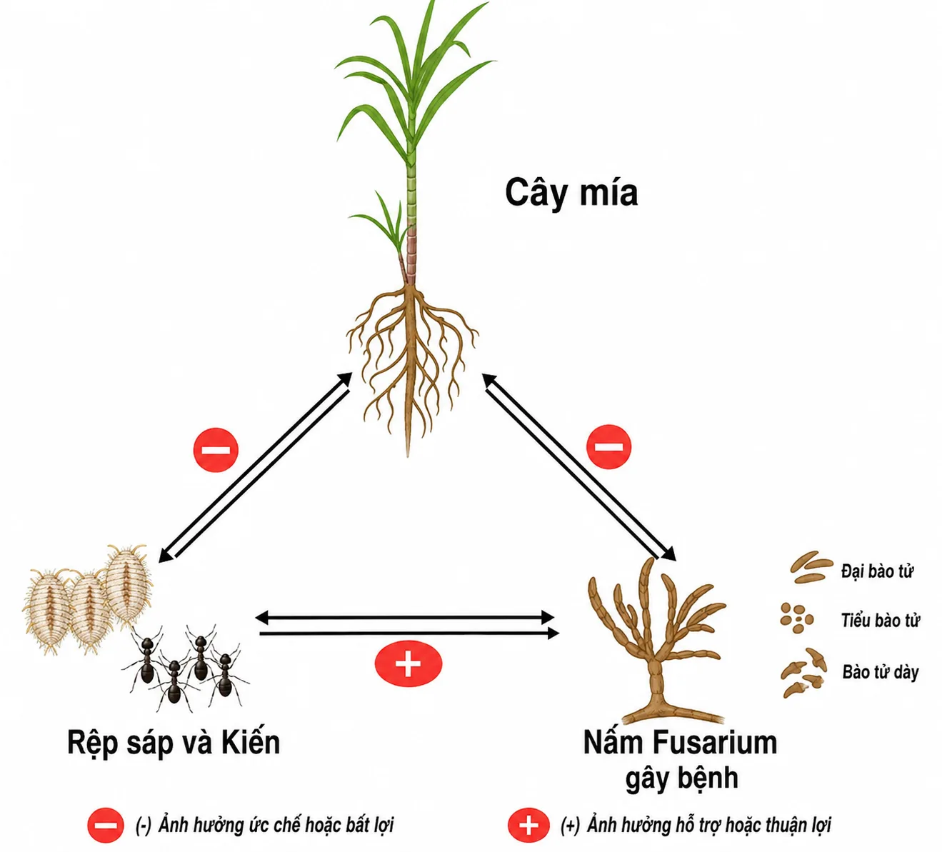 Profesfar Syngenta Corteva Bayer Phan Anh Thế Xoắn cổ lá mía